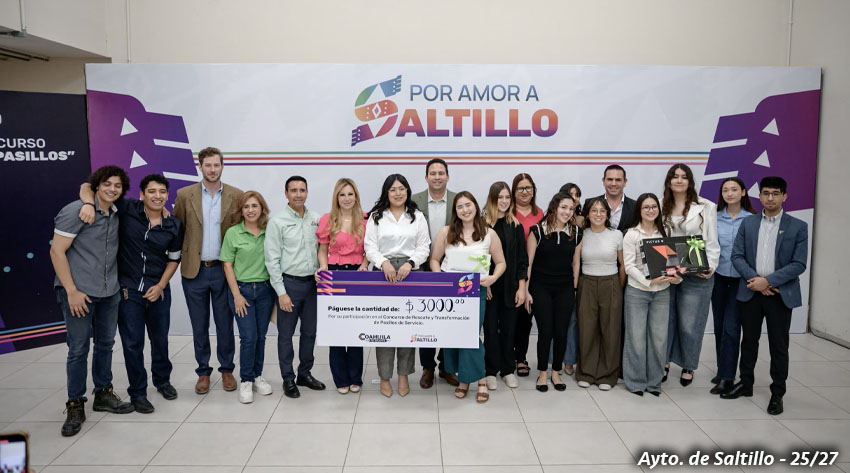 Alcalde Díaz Premia Creatividad Universitaria para Revitalizar Callejones de Saltillo