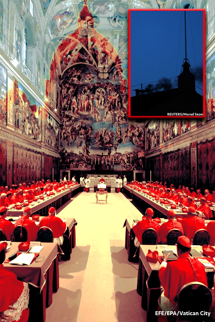 El retraso en la fumata negra dispara la tensión en el Vaticano