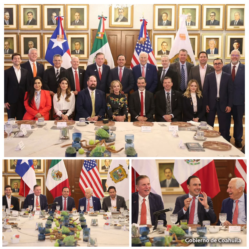 Manolo Jiménez Fortalece Lazos con Empresarios de Texas para Impulsar Desarrollo en Coahuila