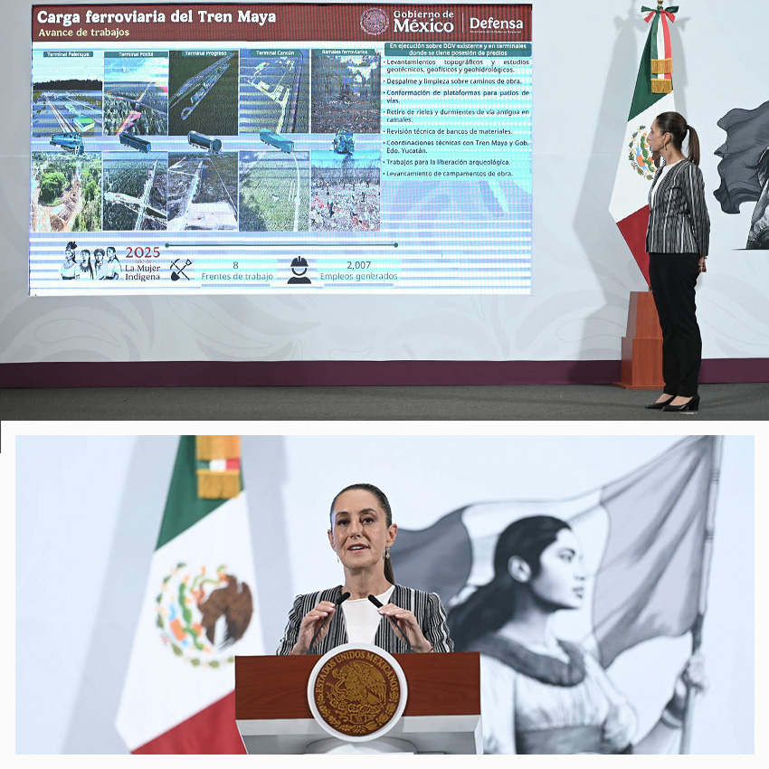 Presidenta Celebra Avance en Infraestructura Ferroviaria