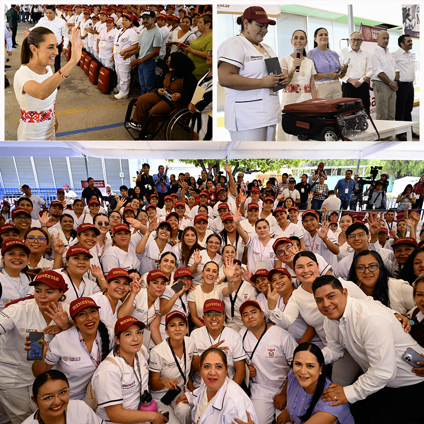 Presidenta, encabeza la Asamblea Salud Casa por Casa