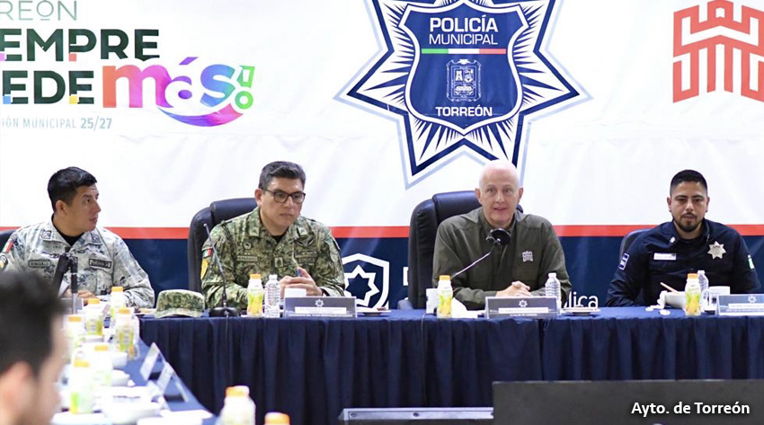 Román Alberto Cepeda González destaca seguridad en Torreón para la jornada electoral del 1 de junio