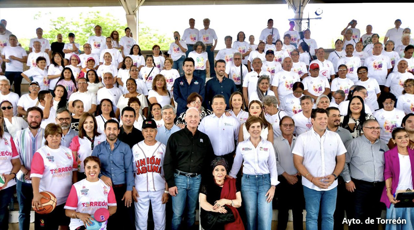 RACepeda entrega uniformes y equipamiento deportivo, a adultos mayores y personas con discapacidad
