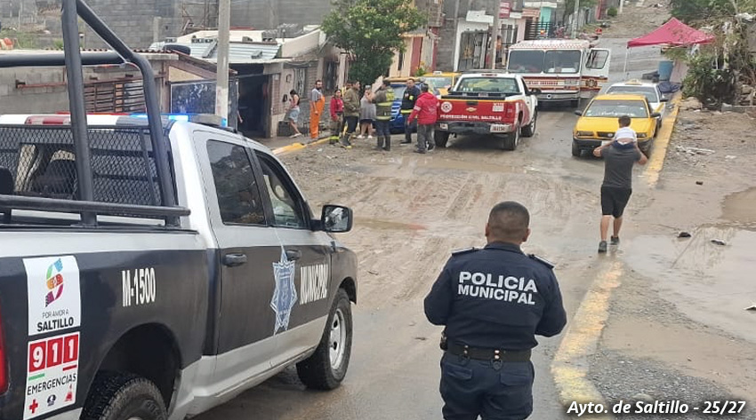 Gobierno de Saltillo Responde Rápidamente ante Intensas Lluvias