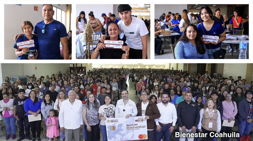 Culmina la dispersión de tarjetas de la Beca Benito Juárez en Coahuila: Américo Villarreal Santiago