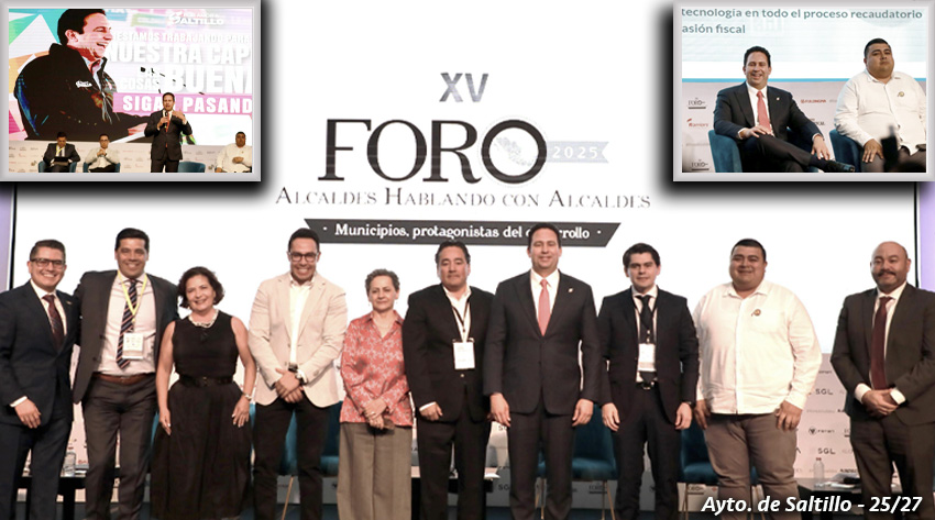 Javier Díaz en Foro de Alcaldes