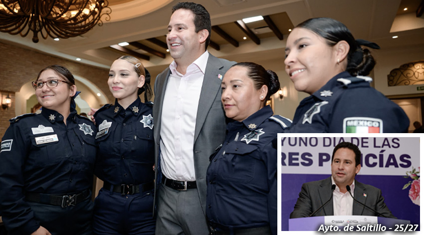 Alcalde de Saltillo Reconoce Labor Crucial de las Mamás Policías en la Seguridad de la Ciudad