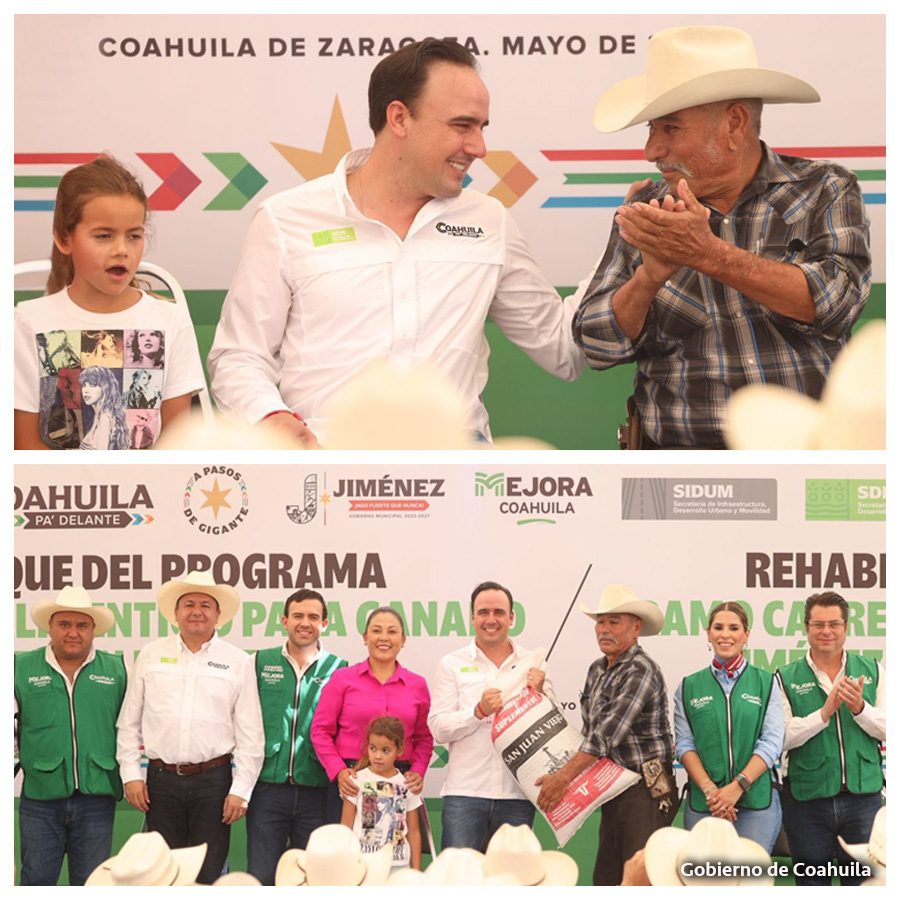 Manolo Jiménez Detona Programa de Suplemento Alimenticio para Ganado Coahuilense con Inversión de 10 MDP