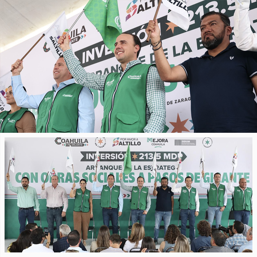 CON OBRAS SOCIALES LLEVAMOS A SALTILLO Y A COAHUILA AL SIGUIENTE NIVEL: MANOLO