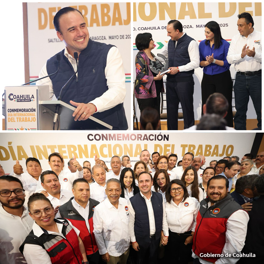 Nuestra Paz Laboral, es Pilar del Desarrollo Coahuilense: Manolo Jiménez