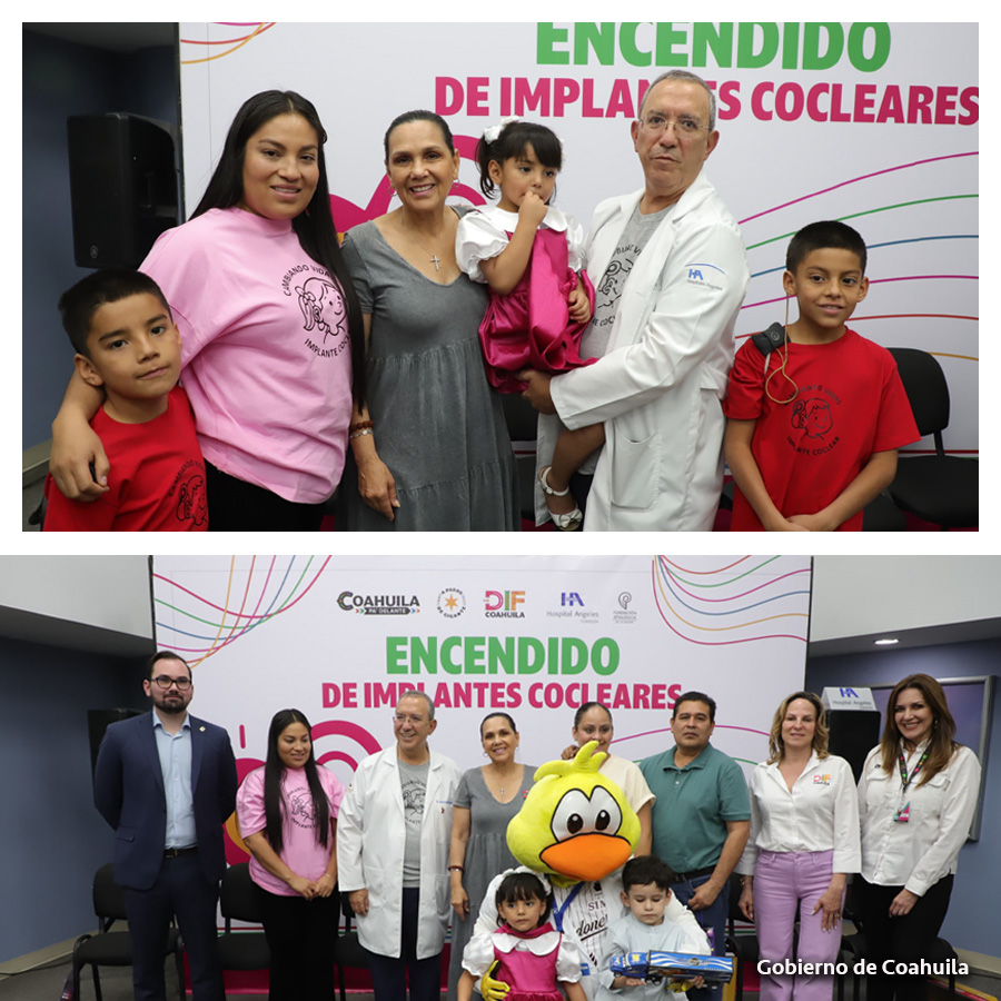 Sociedad y Gobierno Unidos por la Audición: Encendidos Implantes Cocleares en Torreón