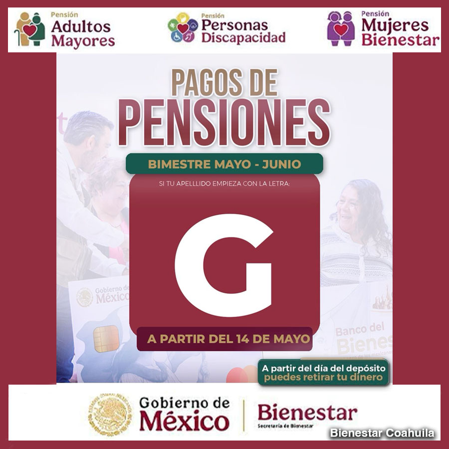 Avanzan acciones para los beneficiarios de las #PensionesBienestar en Coahuila!