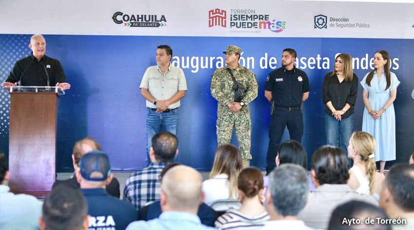 Torreón Refuerza Seguridad con Nueva Caseta de Vigilancia en Senderos