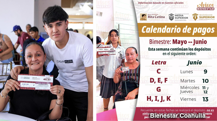 Continua activo el pago de becas del bimestre mayo-junio 2025 para estudiantes de Educación Básica, Media Superior y Superior. 