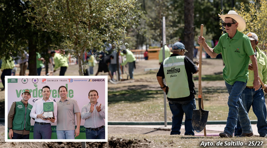 Saltillo se suma a jornada de reforestación: Javier Díaz