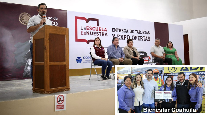 Fortalece el programa «La Escuela es Nuestra» a comités de padres de familia en las regiones Centro y Desierto del Estado.
