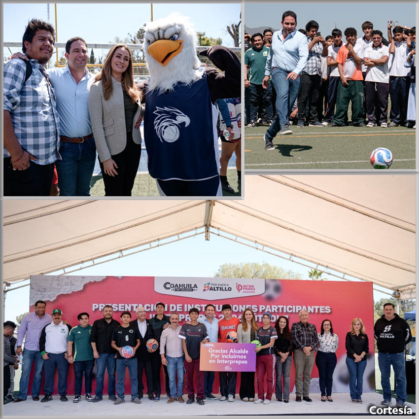 Lanzamiento del Torneo Interprepas 2026 de Fútbol Siete en Saltillo