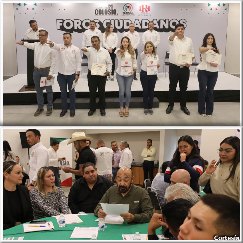 Fundación Colosio trabaja para la integración de la plataforma electoral de Coahuila