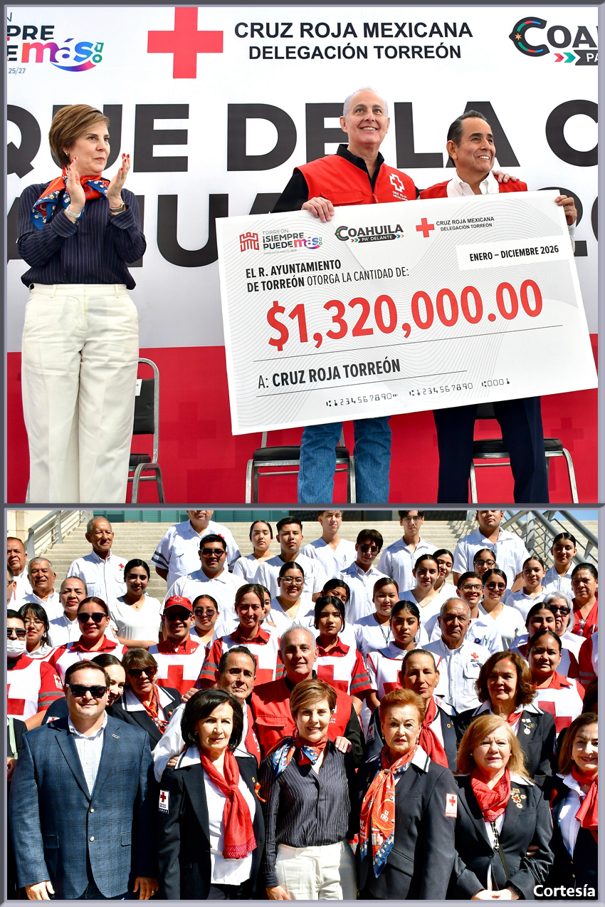 El Impulso municipal a la Cruz Roja Torreón, es permanente y comprometido, alcalde RACepeda