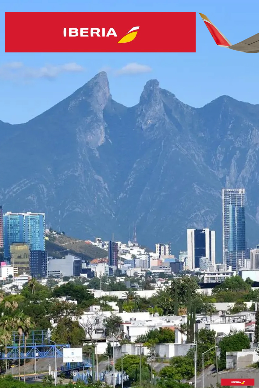 Iberia inaugura conexión directa entre Madrid y Monterrey