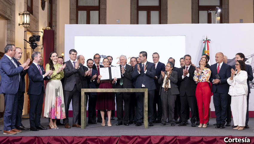 lan México: Presidenta Claudia Sheinbaum firma Acuerdo histórico para el Fomento de la Industria Siderúrgica Mexicana