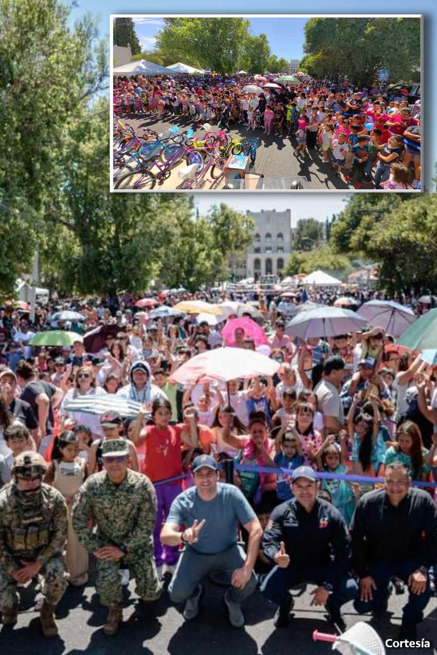 Miles de familias salen a las calles a celebrar a la niñez, la seguridad y la salud