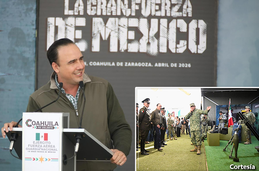 Inauguración de la exposición La Gran Fuerza de México por Manolo Jiménez