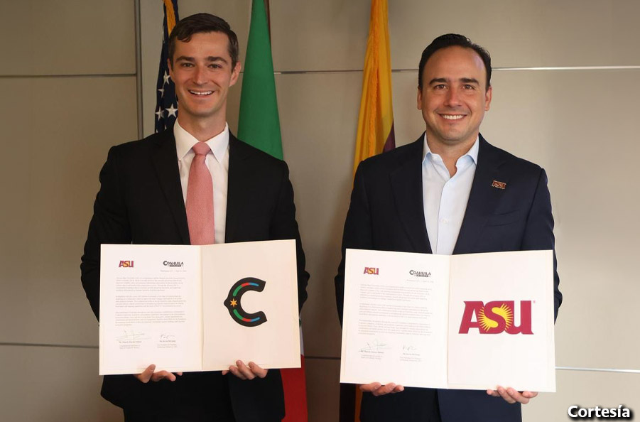 Manolo Jiménez acuerda la formación de coahuilenses en materia de semiconductores