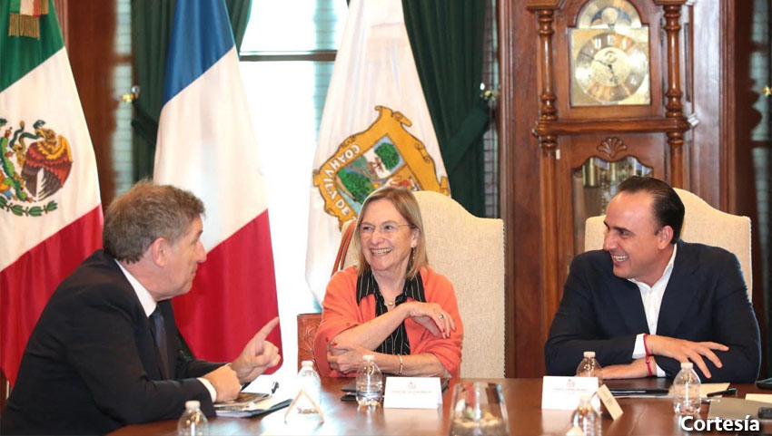 Manolo Jiménez acuerda cooperación académica con Embajada de Francia