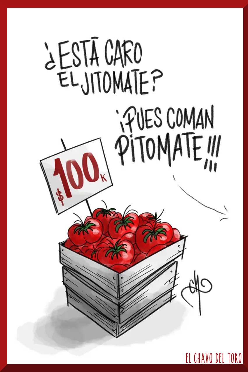 Tomate y chile suben más que nunca y cambian hábitos de consumo