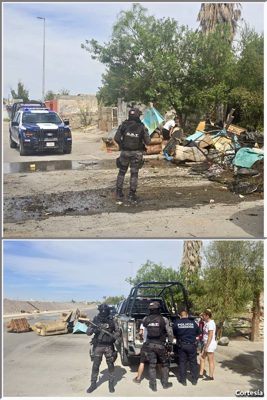 Arrestan a 12 personas por arrojar desechos en Torreón