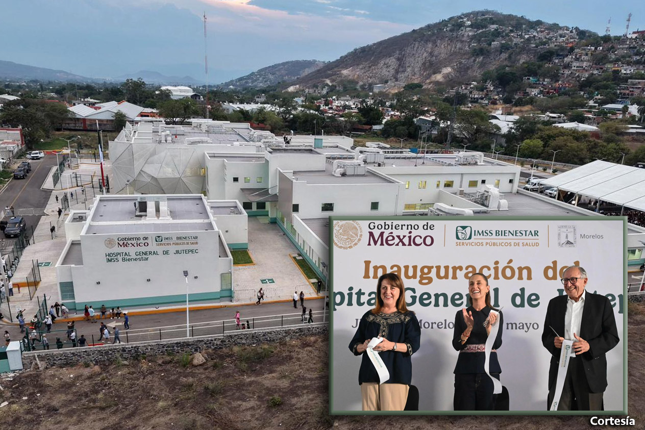 En Jiutepec, Morelos, Presidenta Claudia Sheinbaum inaugura Hospital General del IMSS Bienestar en beneficio de 200 mil habitantes