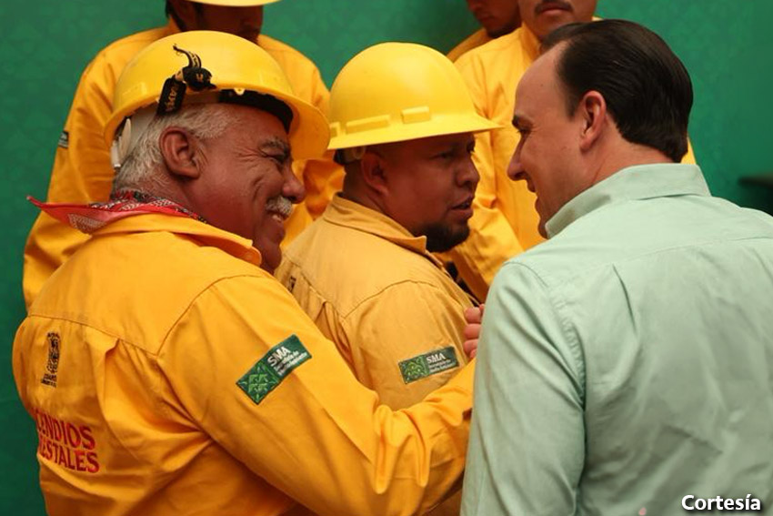 Manolo Jiménez Salinas encabeza estrategia contra incendios forestales
