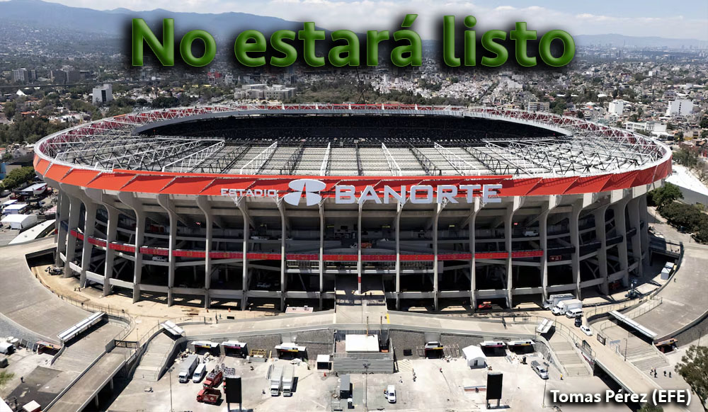 Deficiencias en el Estadio Azteca comprometen sede mundialista