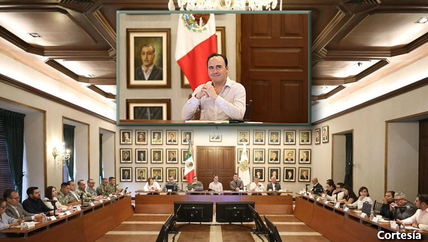 Gobernador Manolo Jiménez coordina operativo para la jornada electoral