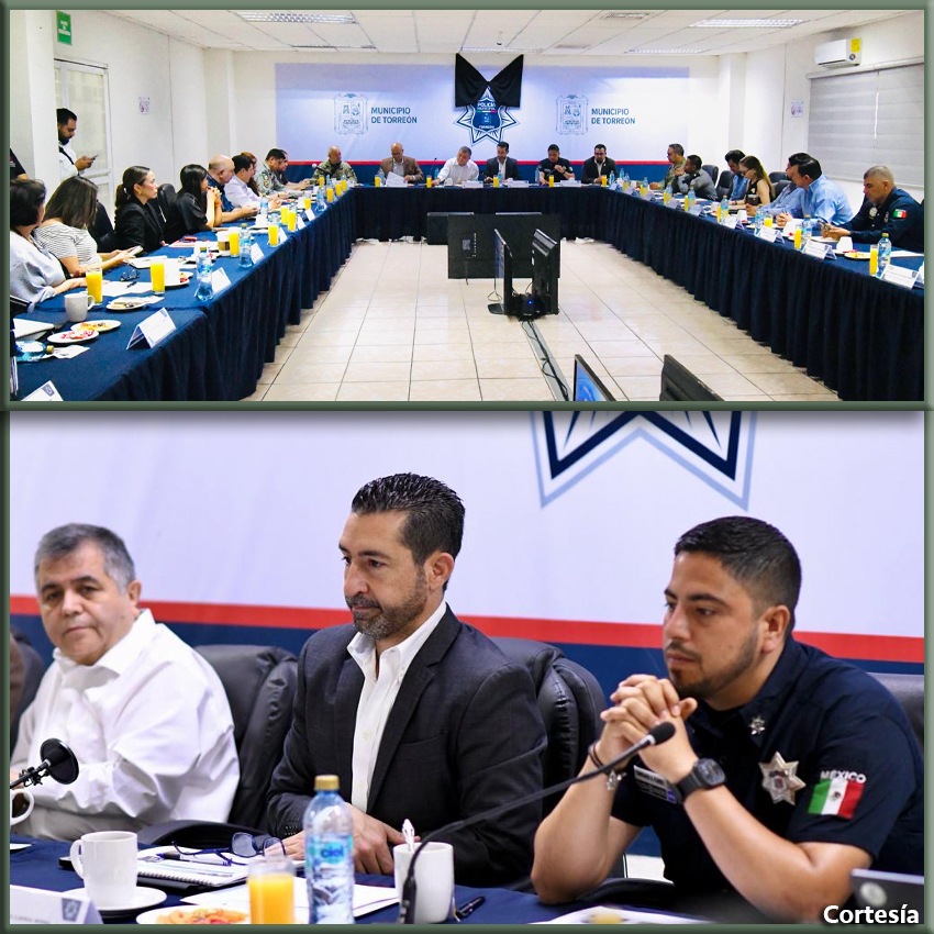 Dedican reunión de seguridad al legado y compromiso del alcalde Román Alberto Cepeda González 