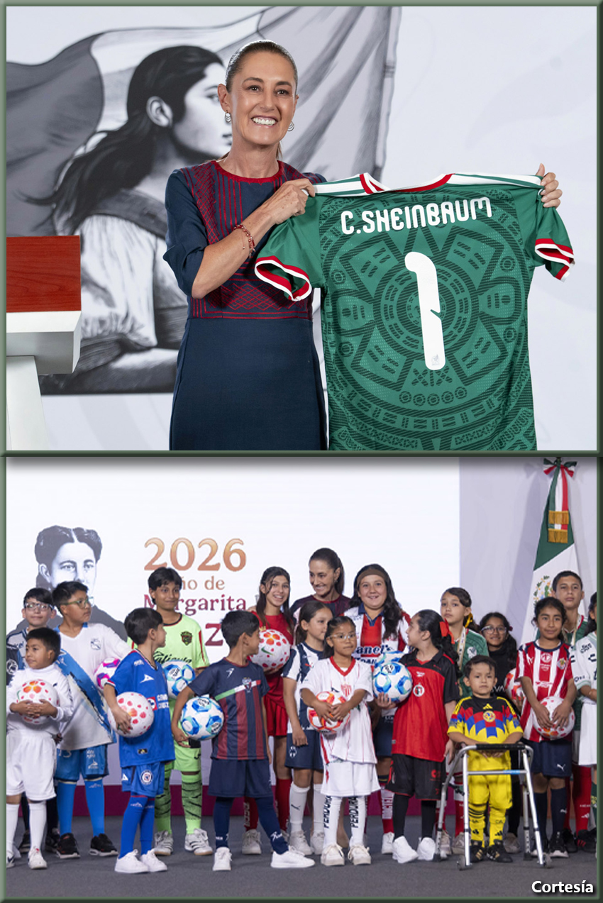 Inicia una etapa distinta del futbol mexicano: Presidenta