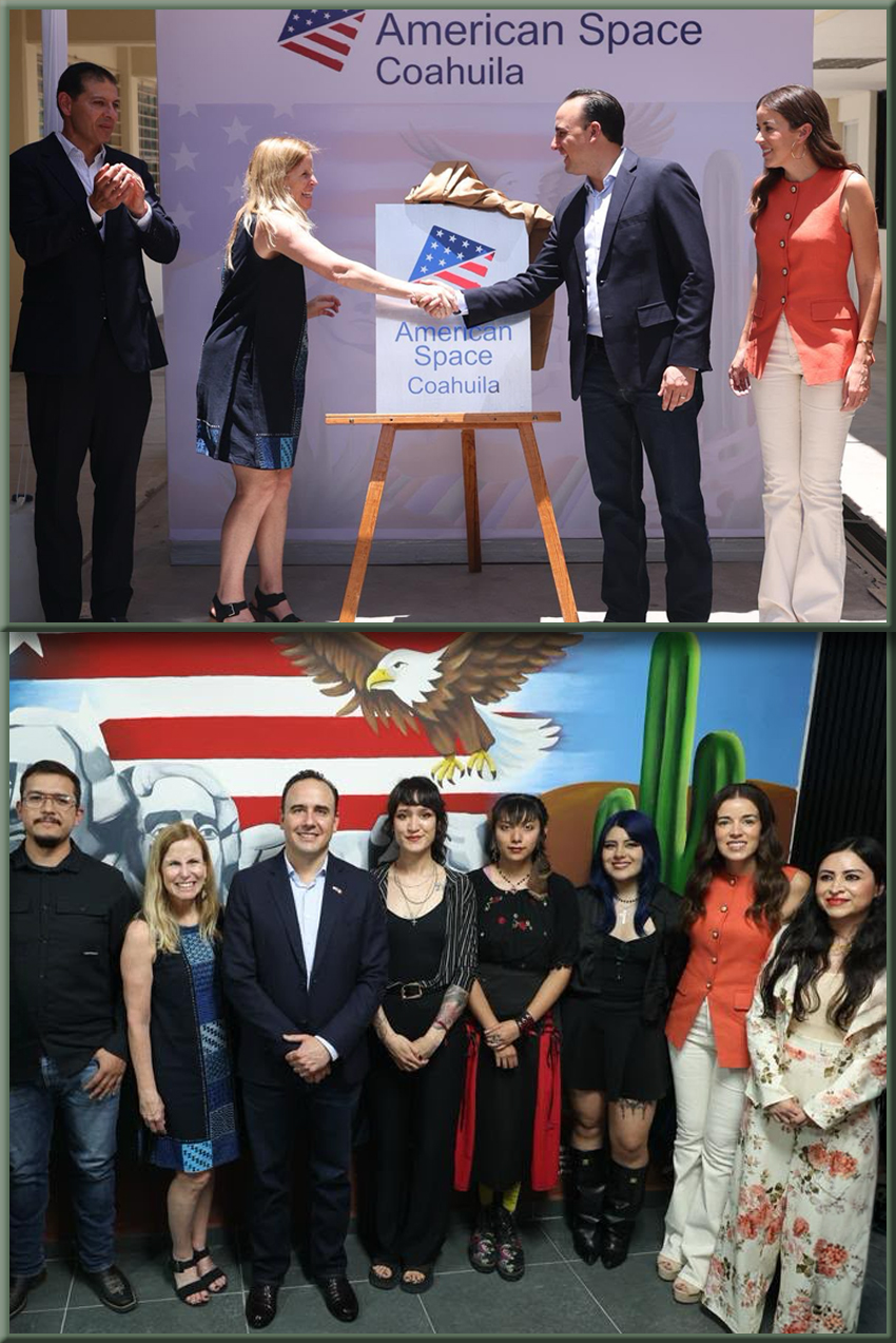Inauguran el American Space Coahuila en Saltillo