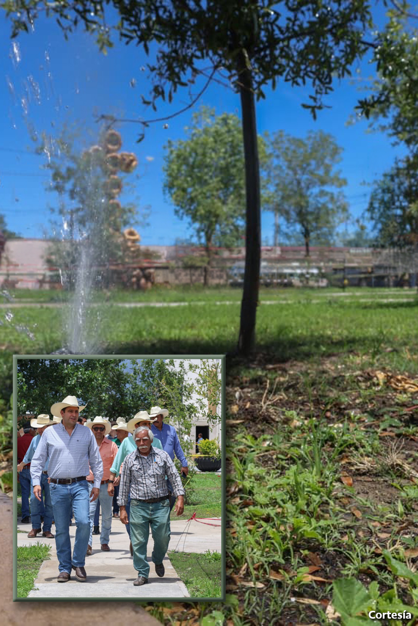 JAVIER DÍAZ ENTREGA PLAZA PÚBLICA EN SAN JUAN DE LA VAQUERÍA