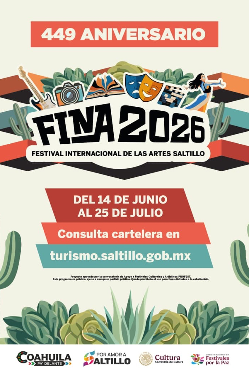 Invita Saltillo a disfrutar el arranque de la FINA 2026