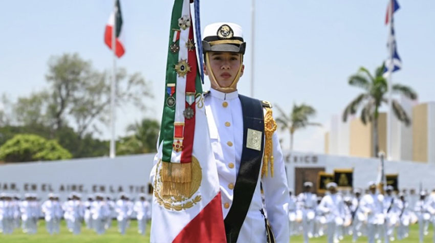 Sheinbaum Preside Graduación en Escuela Naval Militar