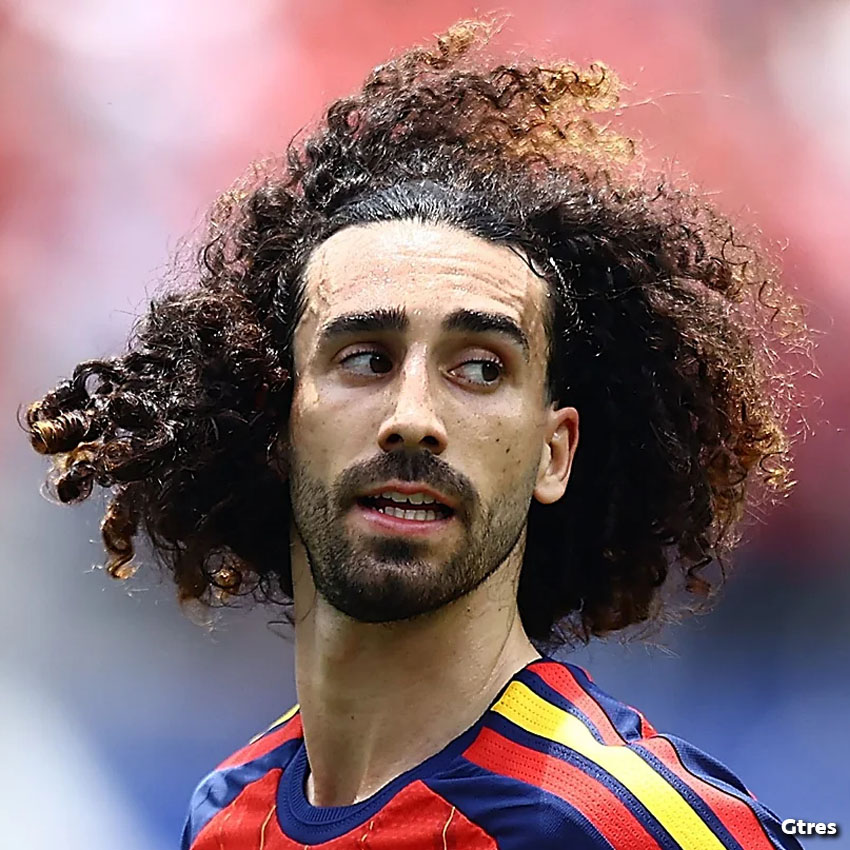El origen de la melena de Marc Cucurella