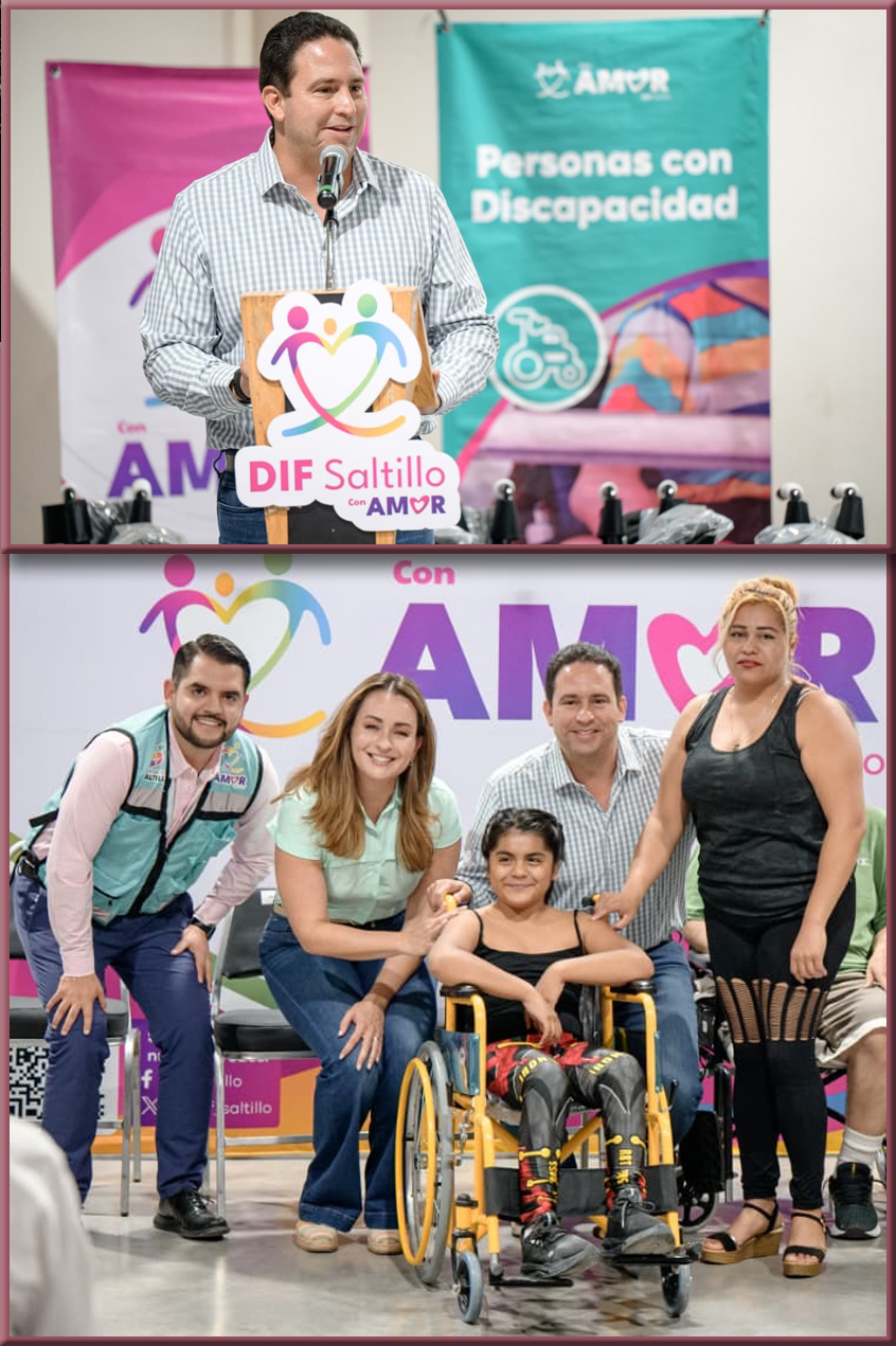 Javier Díaz encabeza entrega de apoyos ortopédicos en Saltillo