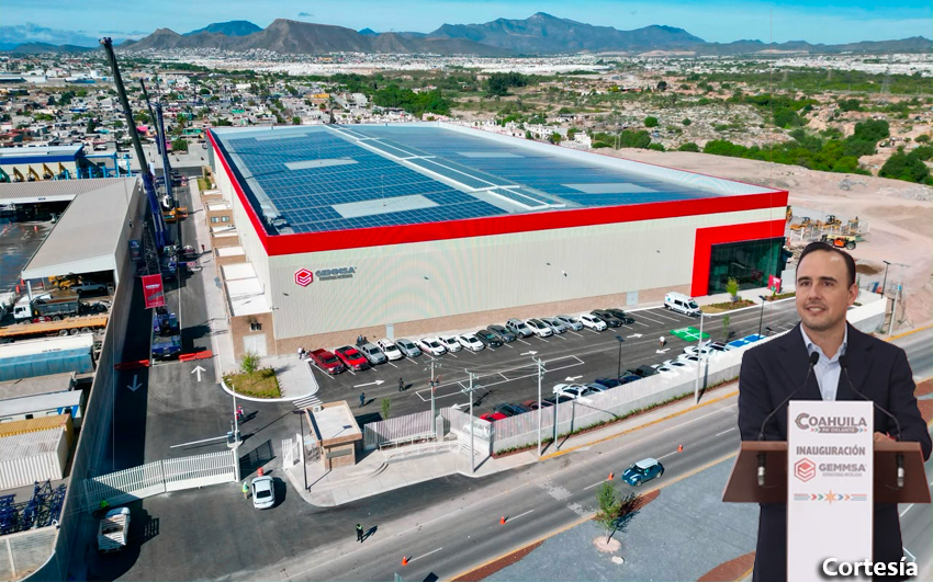Inaugura MJiménez planta GEMMSA en Saltillo