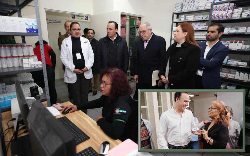 Coahuila alcanza abasto histórico de medicamentos